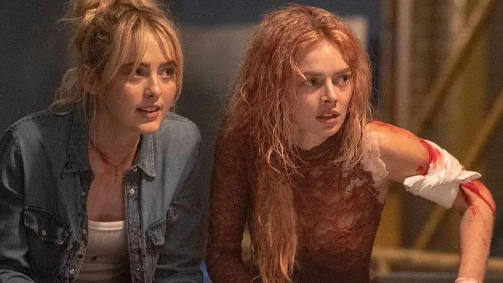 Kathryn Newton and Samara Weaving in Ready or Not 2