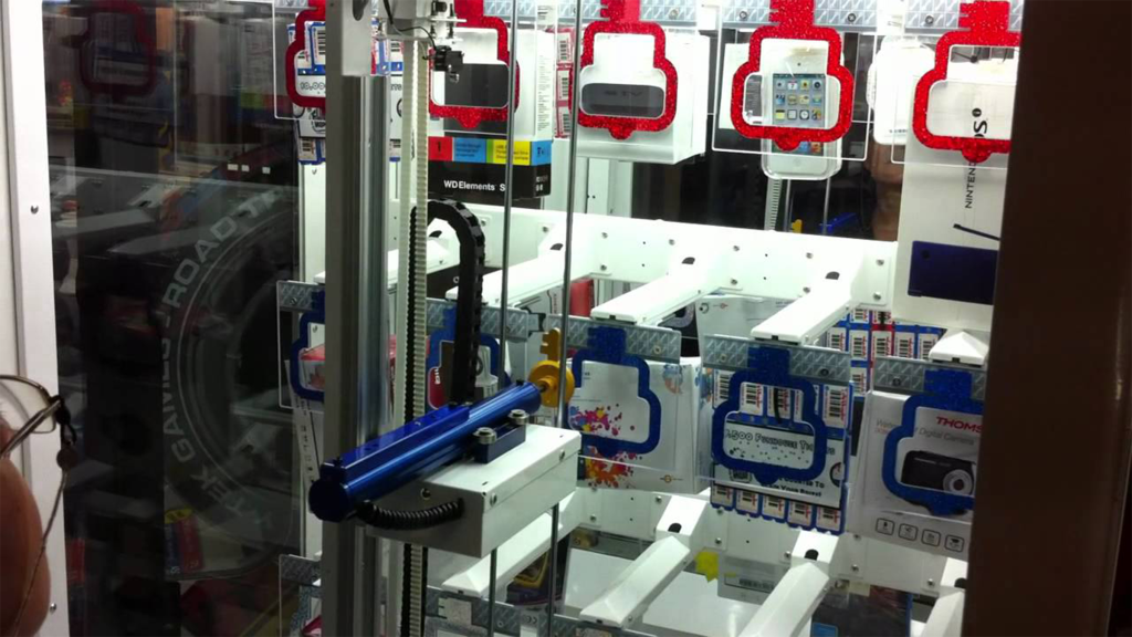 A Key Master arcade redemption machine