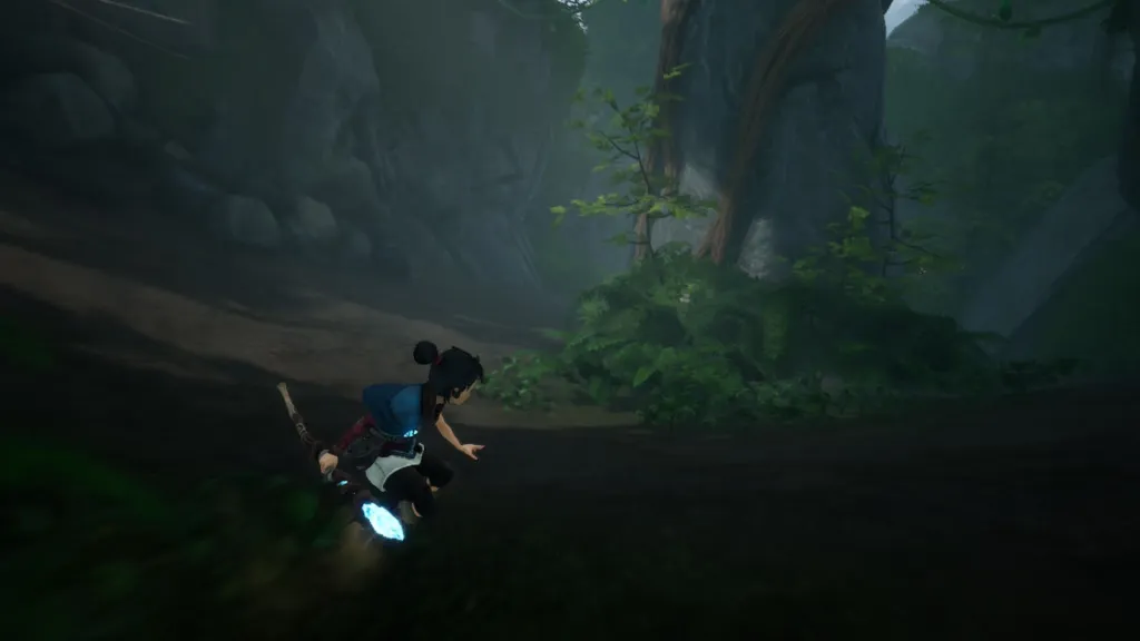 Kena Sliding Down Hill