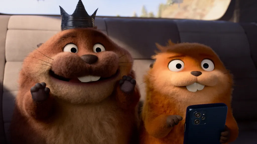 King George and Mabel in Hoppers