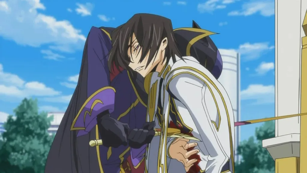 Lelouch's death in Code Geass