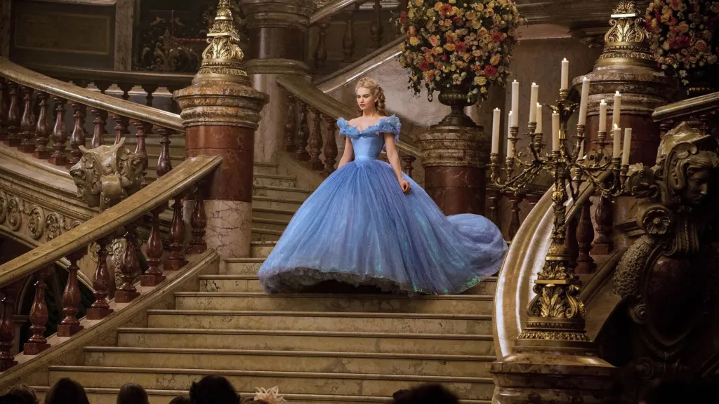 Lily James as Cinderella