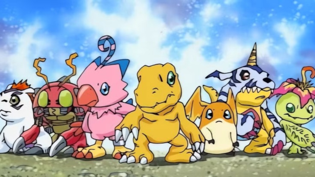 The main Digimon in the original Digimon Adventure anime