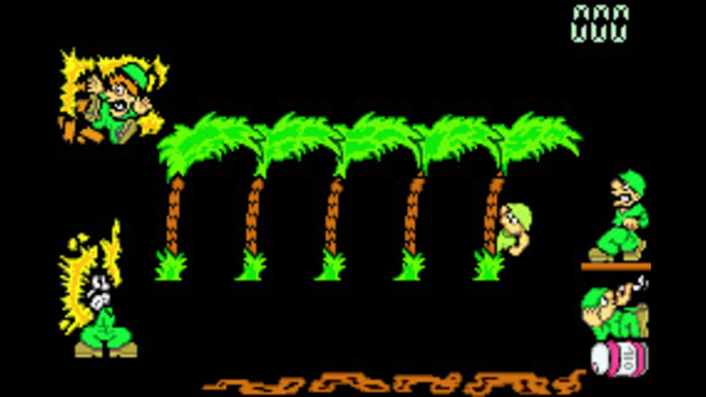 A screenshot from Mario’s Bombs Away.