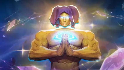 Marvel Rivals Adam Warlock Living Tribunal mvp animation screen