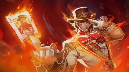 Marvel Rivals Human Torch Jack of Hearts skin MVP