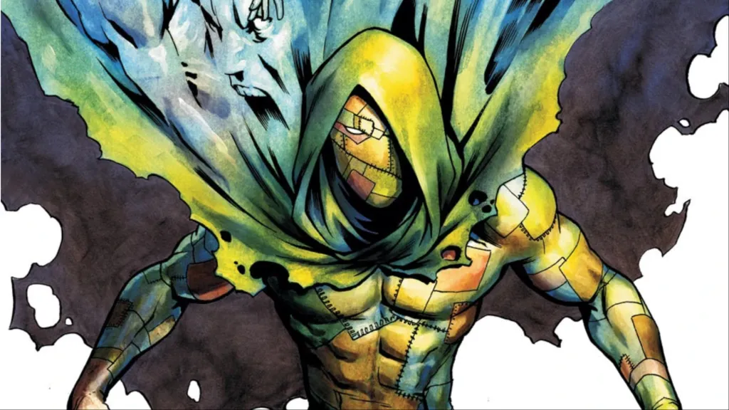 Ragman with his cape of souls billowing behind him