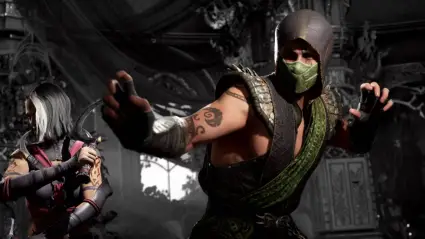 Mortal Kombat 1 Reptile Fatal Blow animation