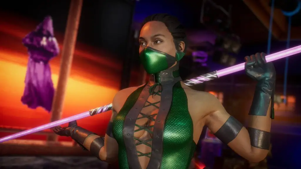 Mortal Kombat 11 Jade with classic costume