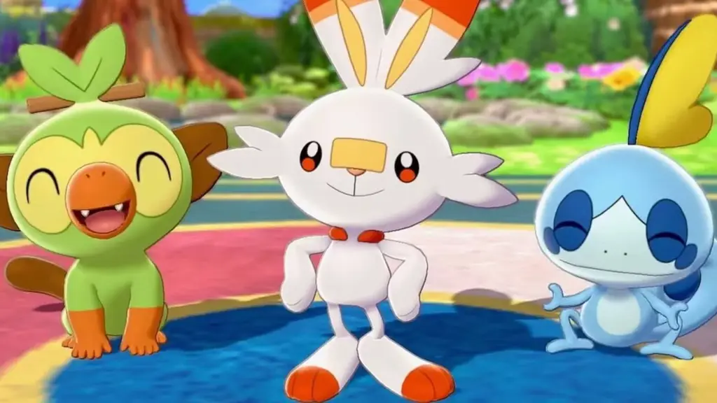 Pokemon Sword and Shield starters