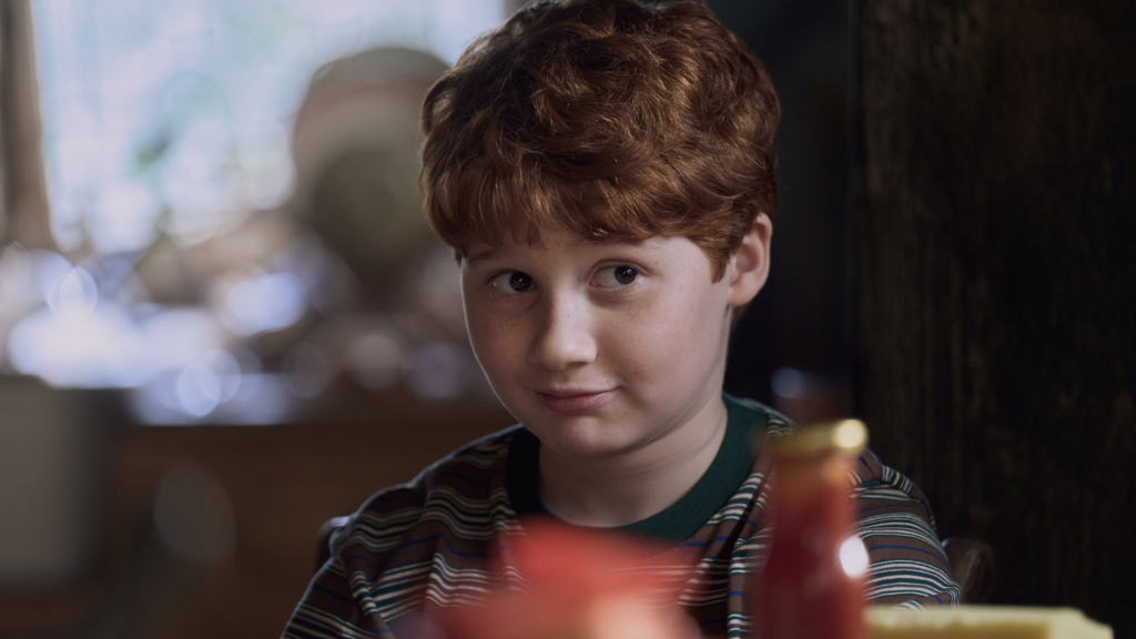 Ron Weaasley (Alastair Stout) in the Harry Potter and the Philosopher's Stone TV show