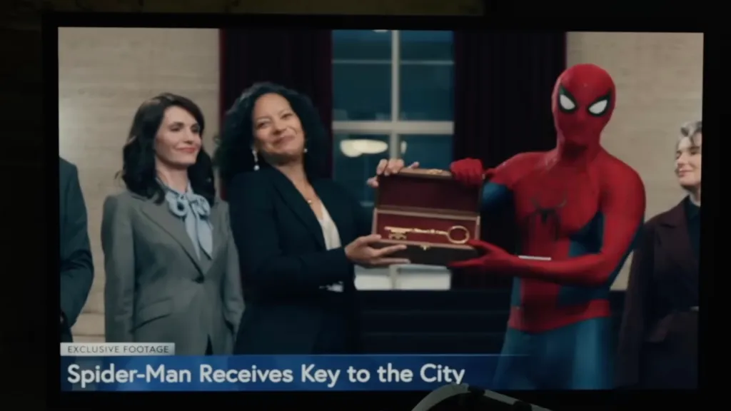 Spider Man getting Key to the City in Brand New Day