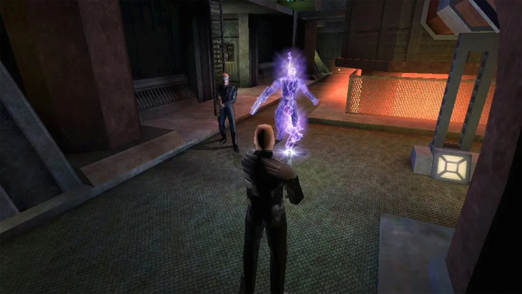 A screenshot from Star Trek: Deep Space Nine: The Fallen.