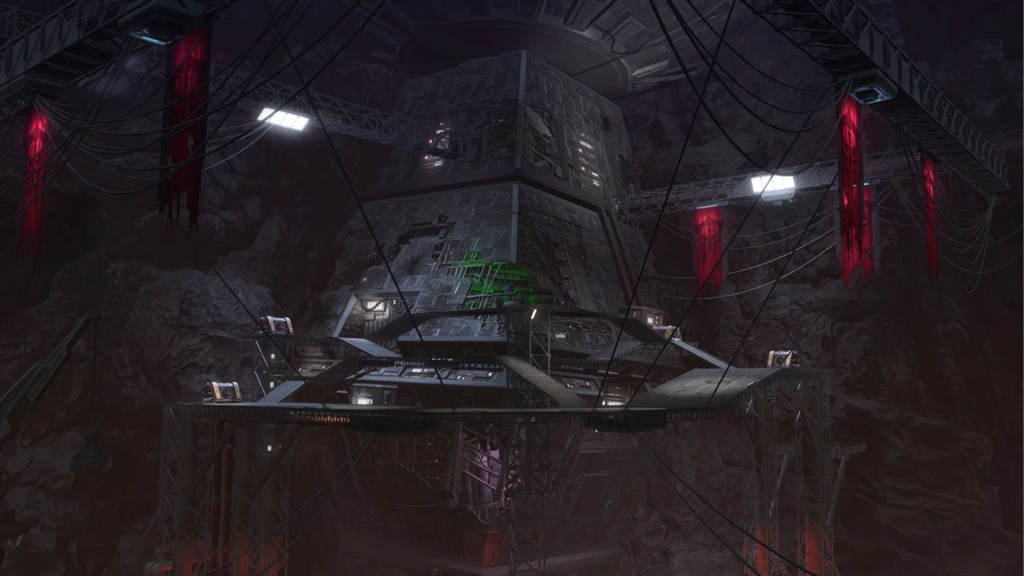 A screenshot from Star Wars The Old Republic showing the Mass Shadow Generator.