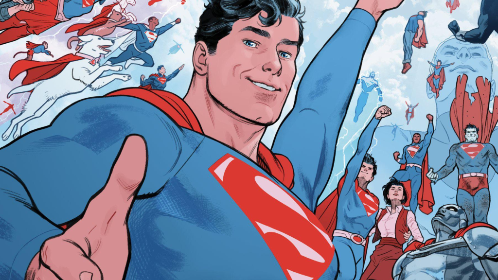 Superman with Other Supermen