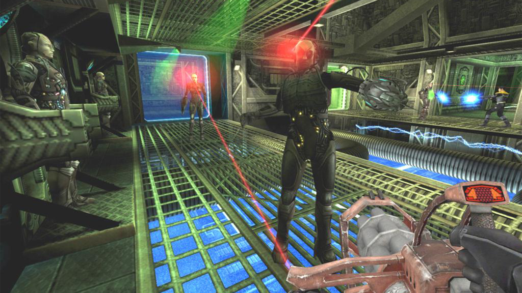 A Klingon Tetryon Gatling Gun in Star Trek: Elite Force II.
