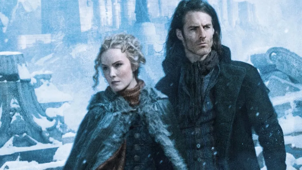 The cropped cover of The Bands of Mourning featuring Steris and Wax