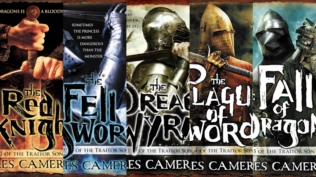 The covers of the Traitor Son Cycle