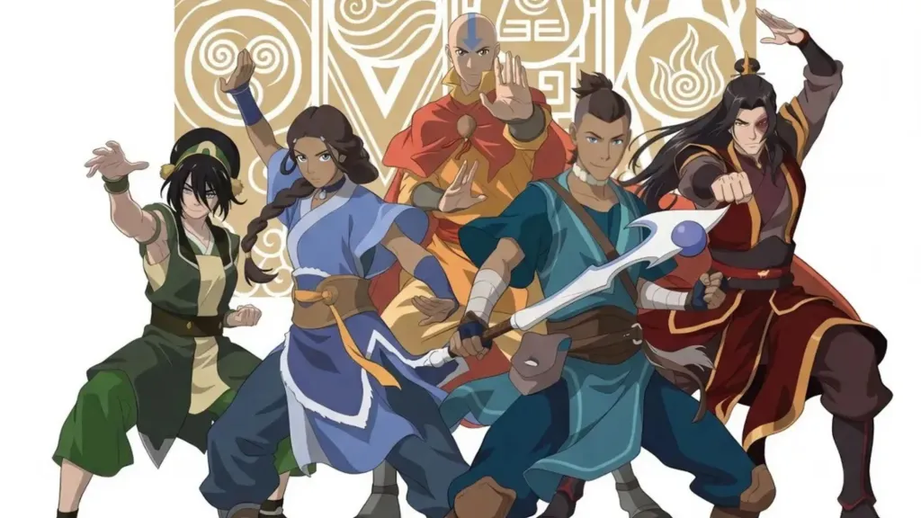 The cast of The Legend of Aang The Last Airbender