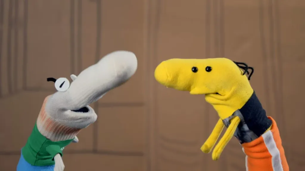 The puppet April's Fools prank of Smiling Friends