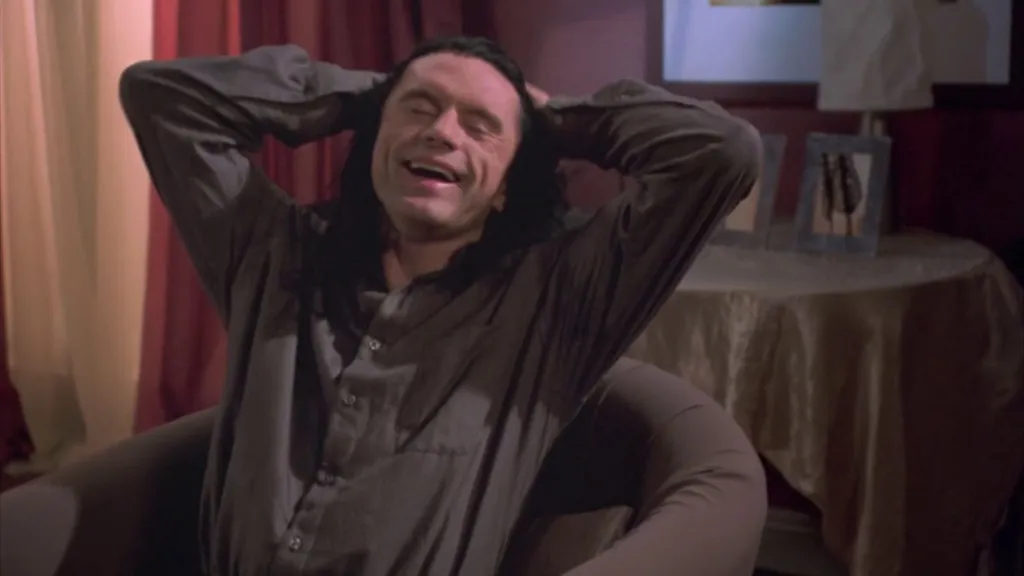 Tommy Wiseau in The Room