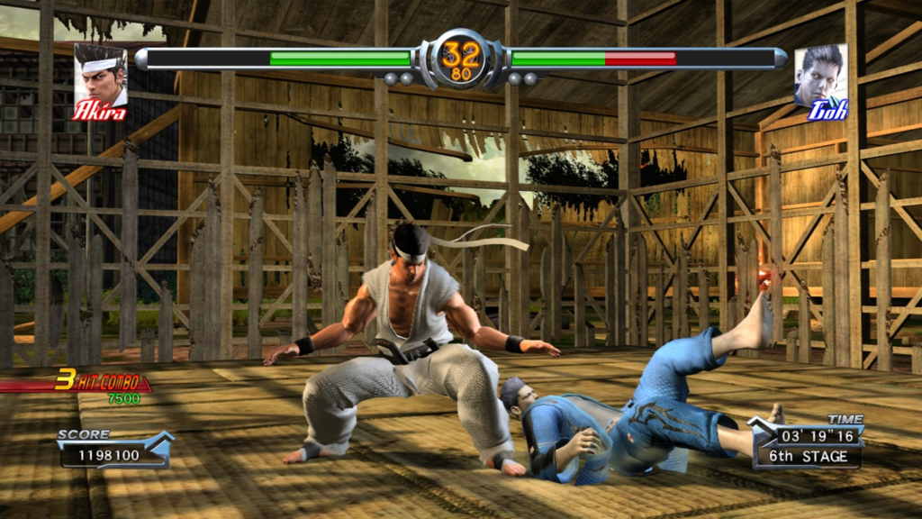 A screenshot from Virtua Fighter 5.
