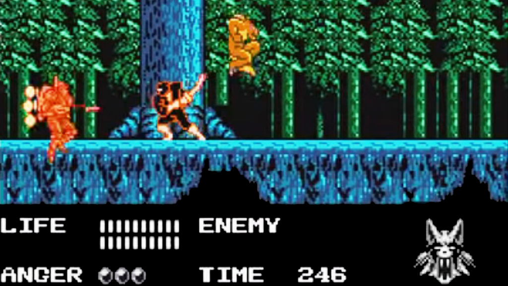 A screenshot from Werewolf: The Last Warrior.