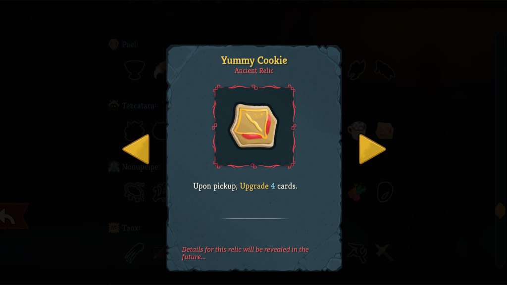 The Yummy Cookie Relic in Slay the Spire II .