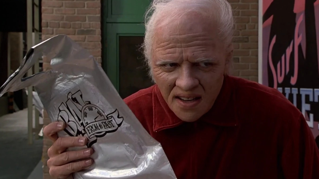 Old Biff Tannen in Back to the Future Part II