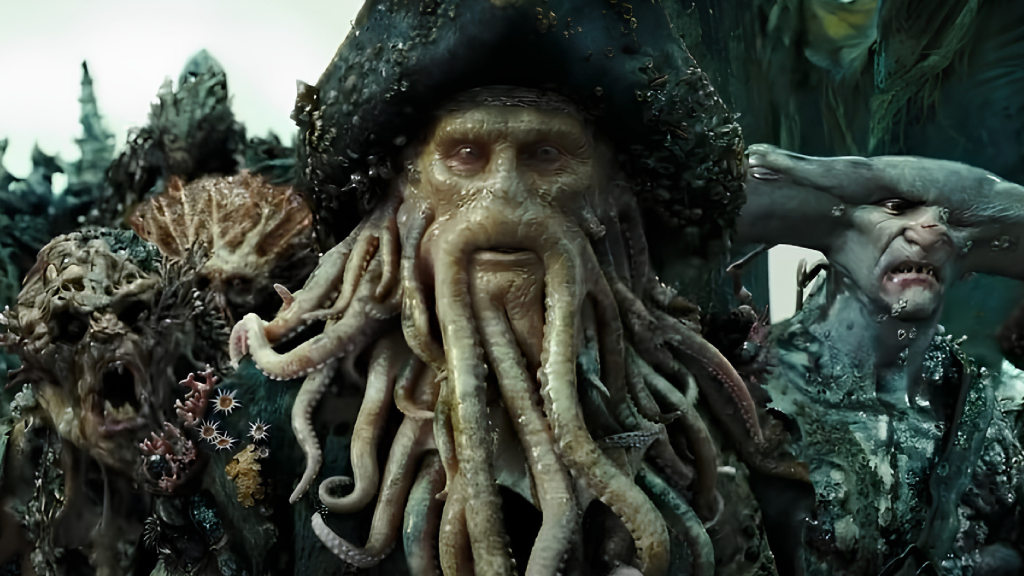 Davy Jones in Pirates of the Caribbean