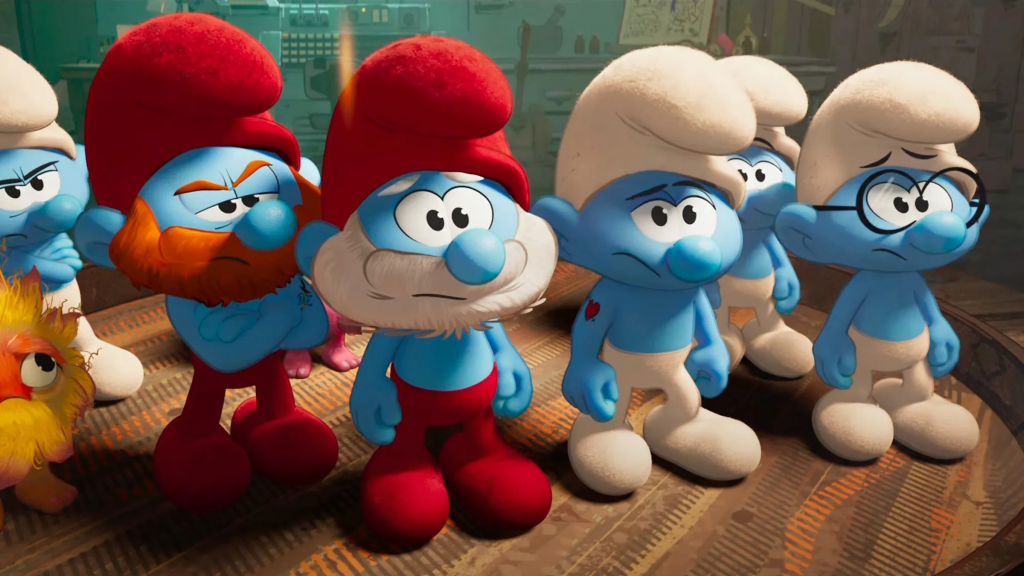 A still from Smurfs (2025)