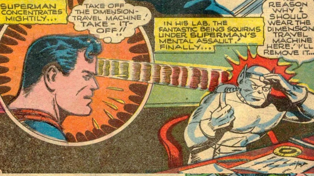 Superman using mind control in DC Comics