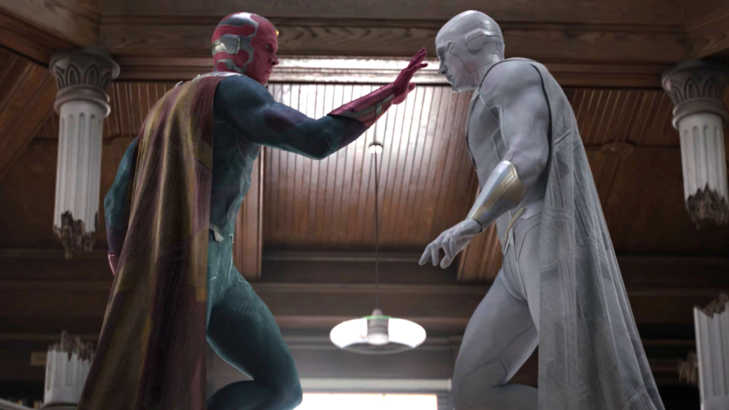 Vision with White Vision in WandaVision