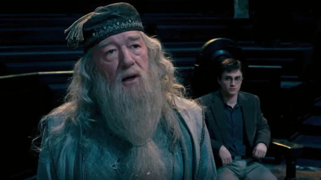 Dumbledore with Harry Potter