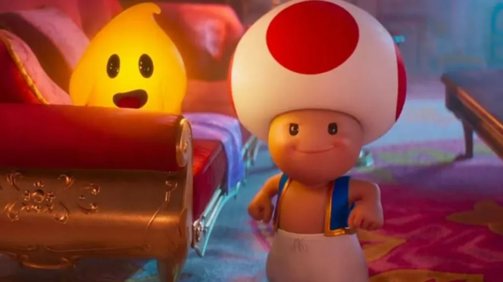 Toad in The Super Mario Galaxy Movie