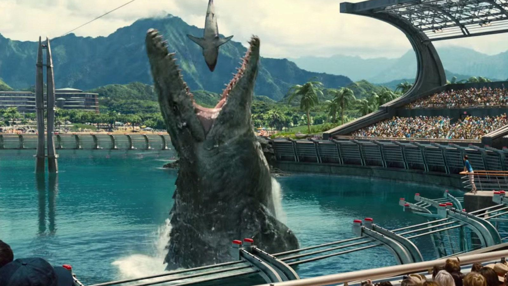 Mosasaurus in Jurassic World